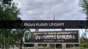 Biaya Kuliah UNSAM