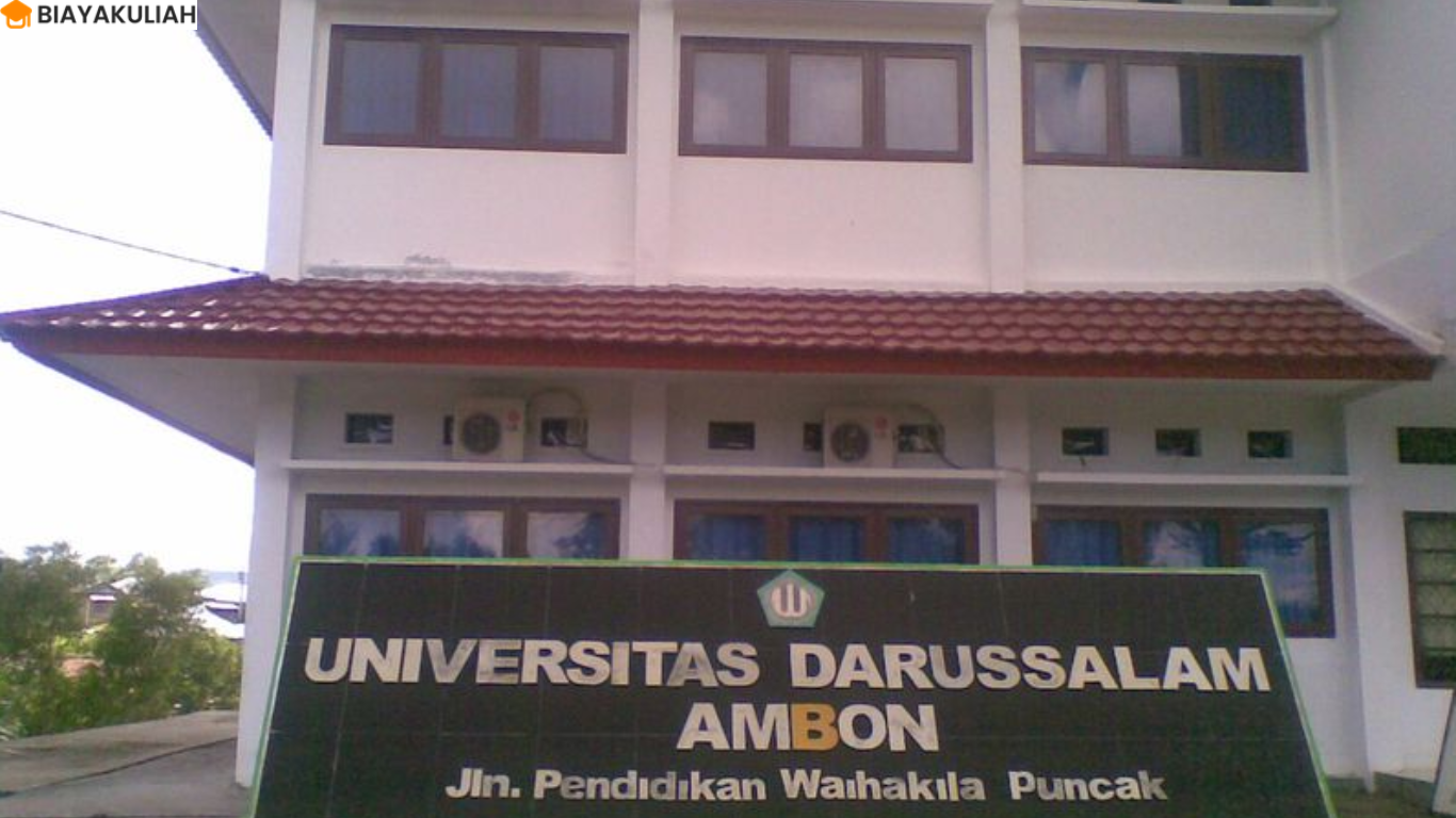 biaya kuliah Universitas Darussalam Ambon