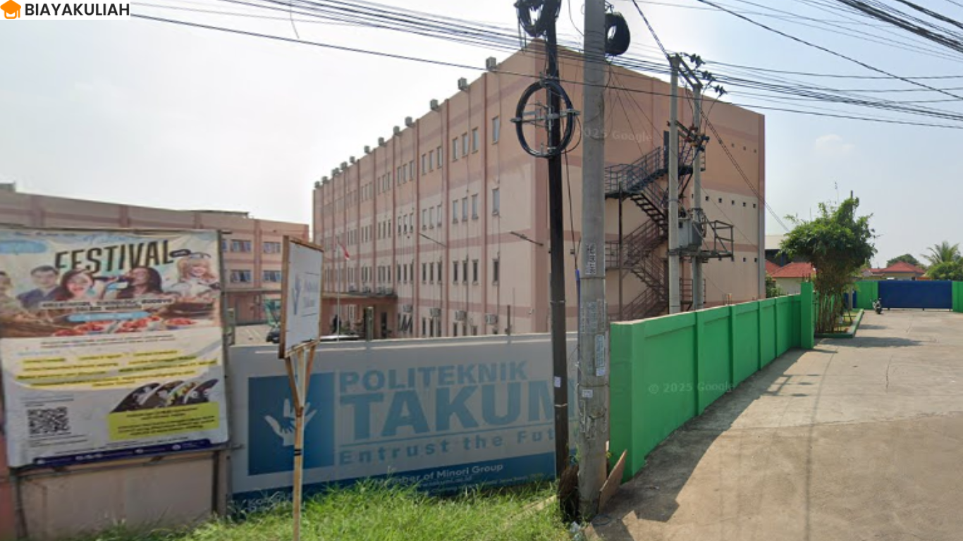 biaya kuliah Politeknik Takumi